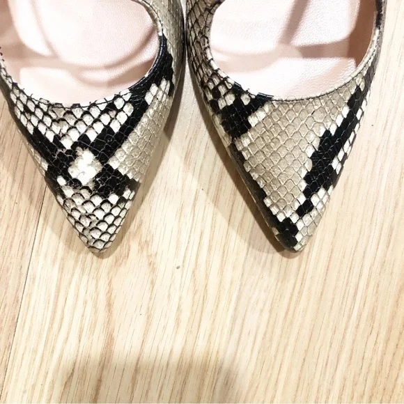 J.Crew Women’s Strappy‎ Elsie pumps in snake-embossed leather - Picture 3 of 9